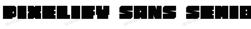 Pixelify Sans SemiB字体转换